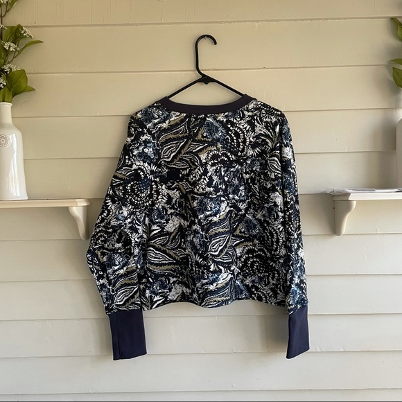 Joie Cropped Floral Sweatshirt NWT - Picture 4 of 4